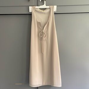 Sleeveless lined summer dress!